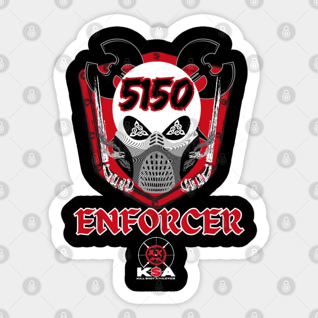 KSA: The Enforcer Code Sticker by DMcGMerch